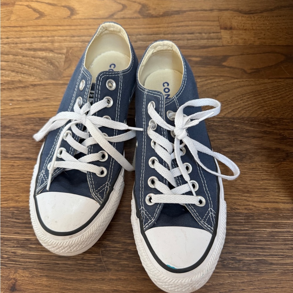 Converse Dark Blue Canvas Sneakers